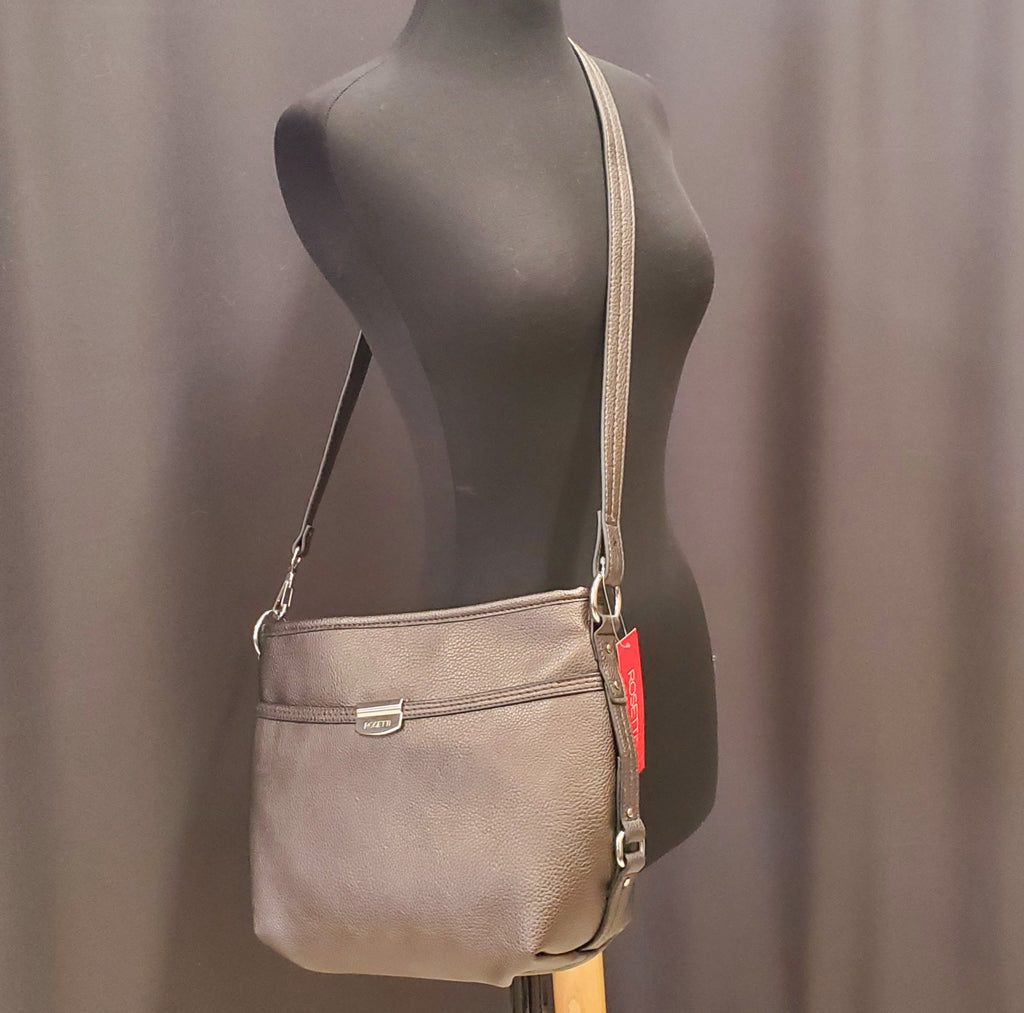 Rosetti Pewter Crossbody Purse/Bag
