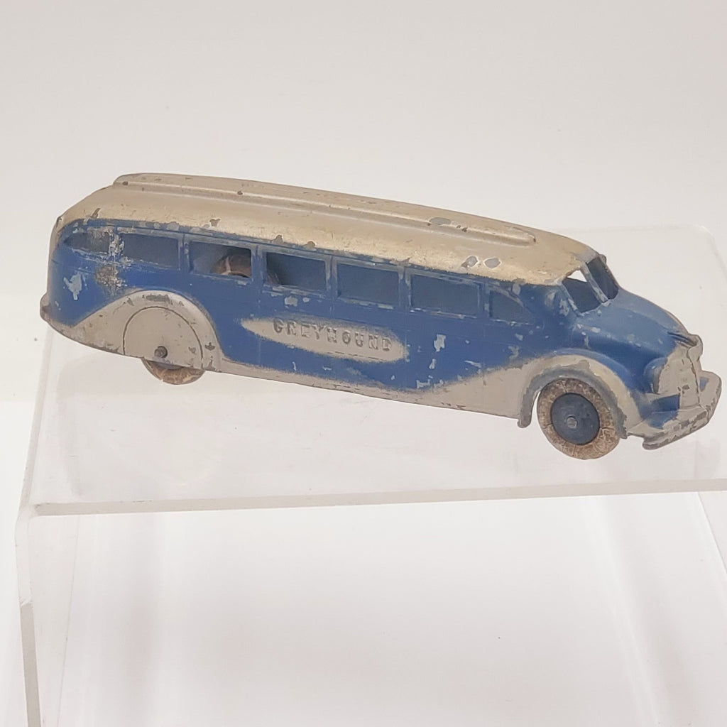Vintage 1930s Metal TootsieToy Greyhound Scenicruiser Bus