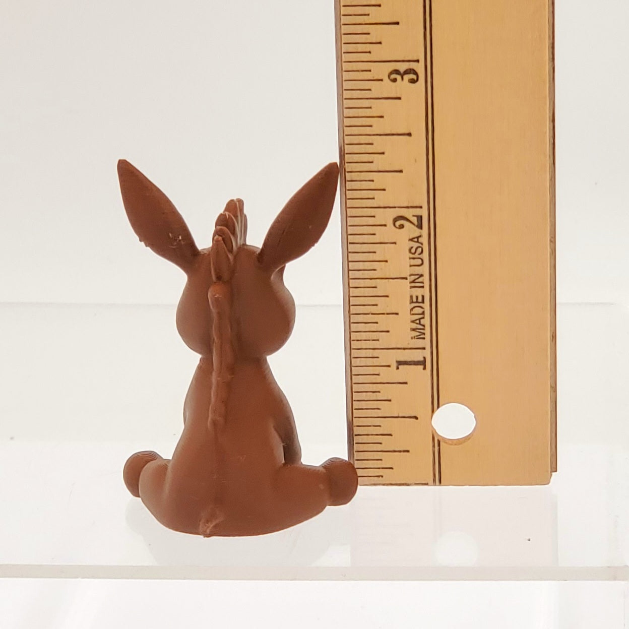 Brown Donkey Angry Little Animals -3D Printed