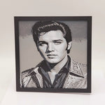 Elvis Black/White Wall/Shelf Decor 3D Printed