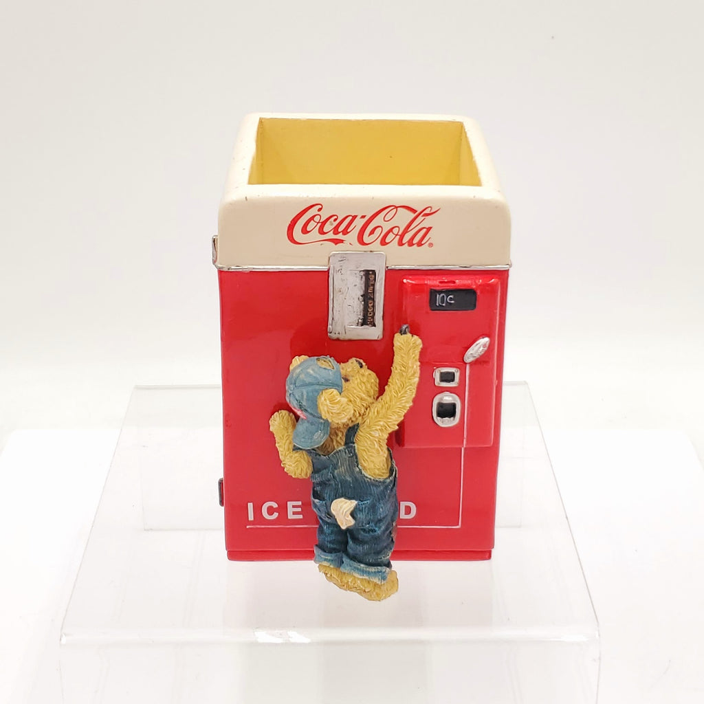 Billy's Catch-All Basket-Boyds Bears Resin #919922 Coca-Cola Exclusive