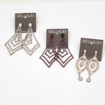 Vintage Bellagio Austrian Crystal Earrings Lot 4