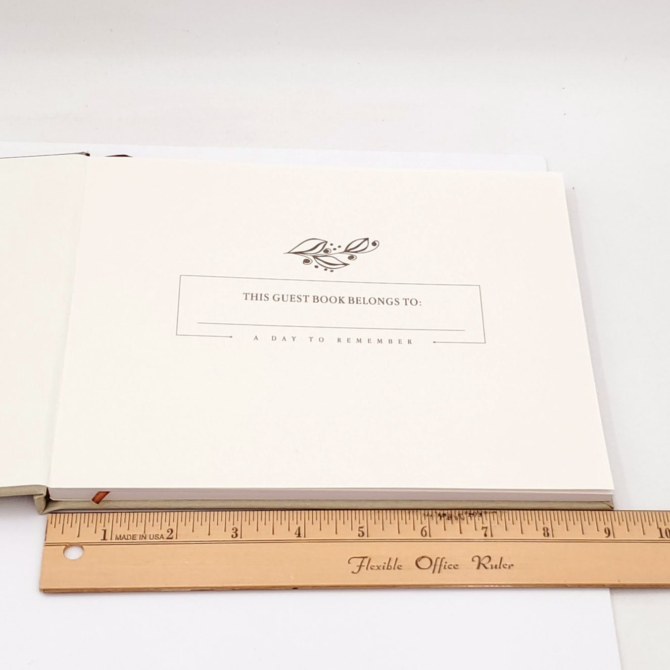 Wedding Guest Book- Khaki
