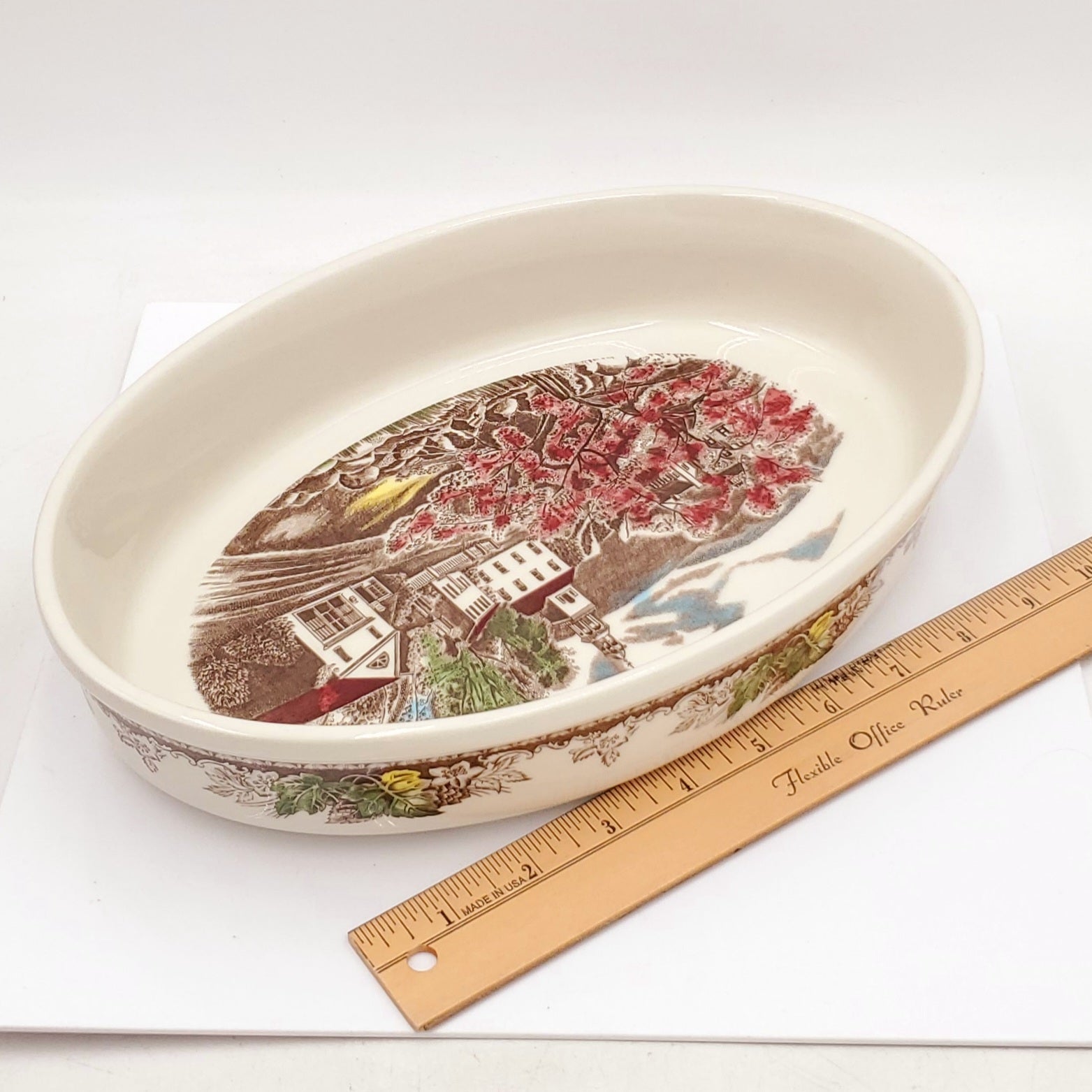 Johnson Brothers Friendly Village 12" Oval Baker