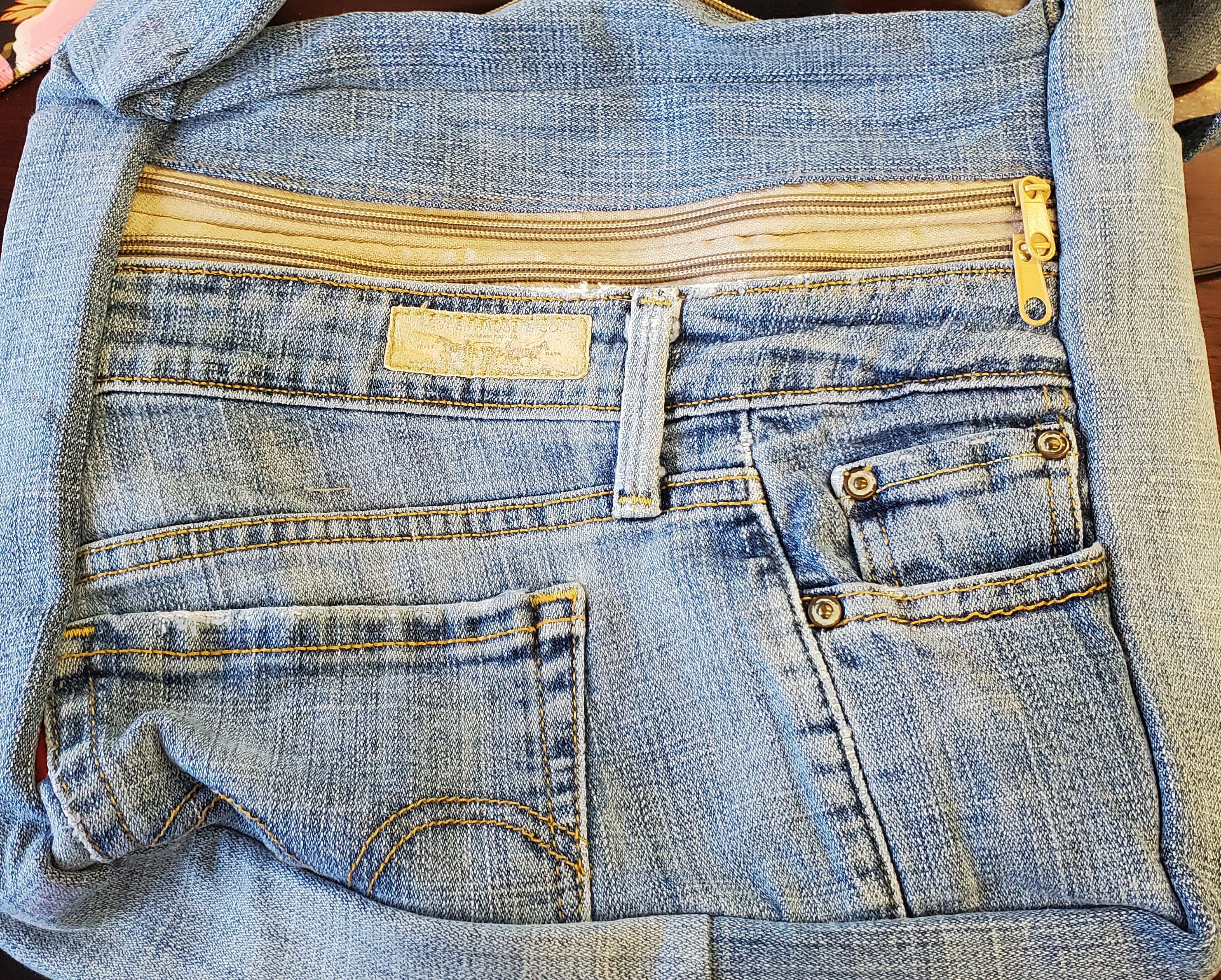Recycled Jean Crossbody
