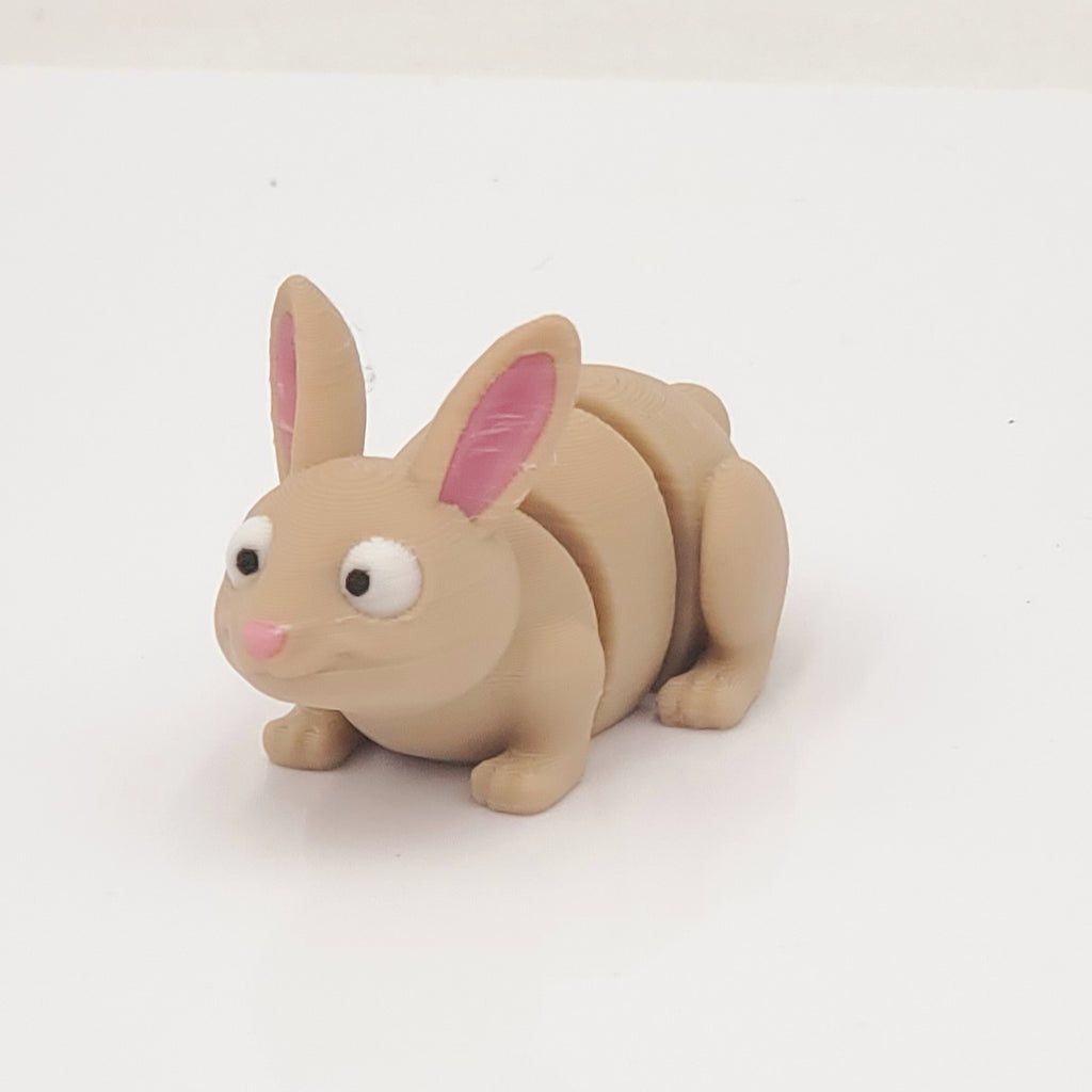 Small Brown Rabbit- 3D Printed Pocket Pet