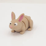 Small Brown Rabbit- 3D Printed Pocket Pet