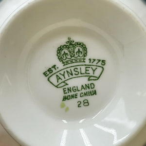 Aynsley Fine Bone China Sugar Bowl and Creamer Set