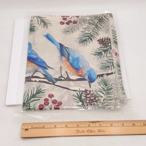 4 pc Placemat Set-Blue Bird Themed
