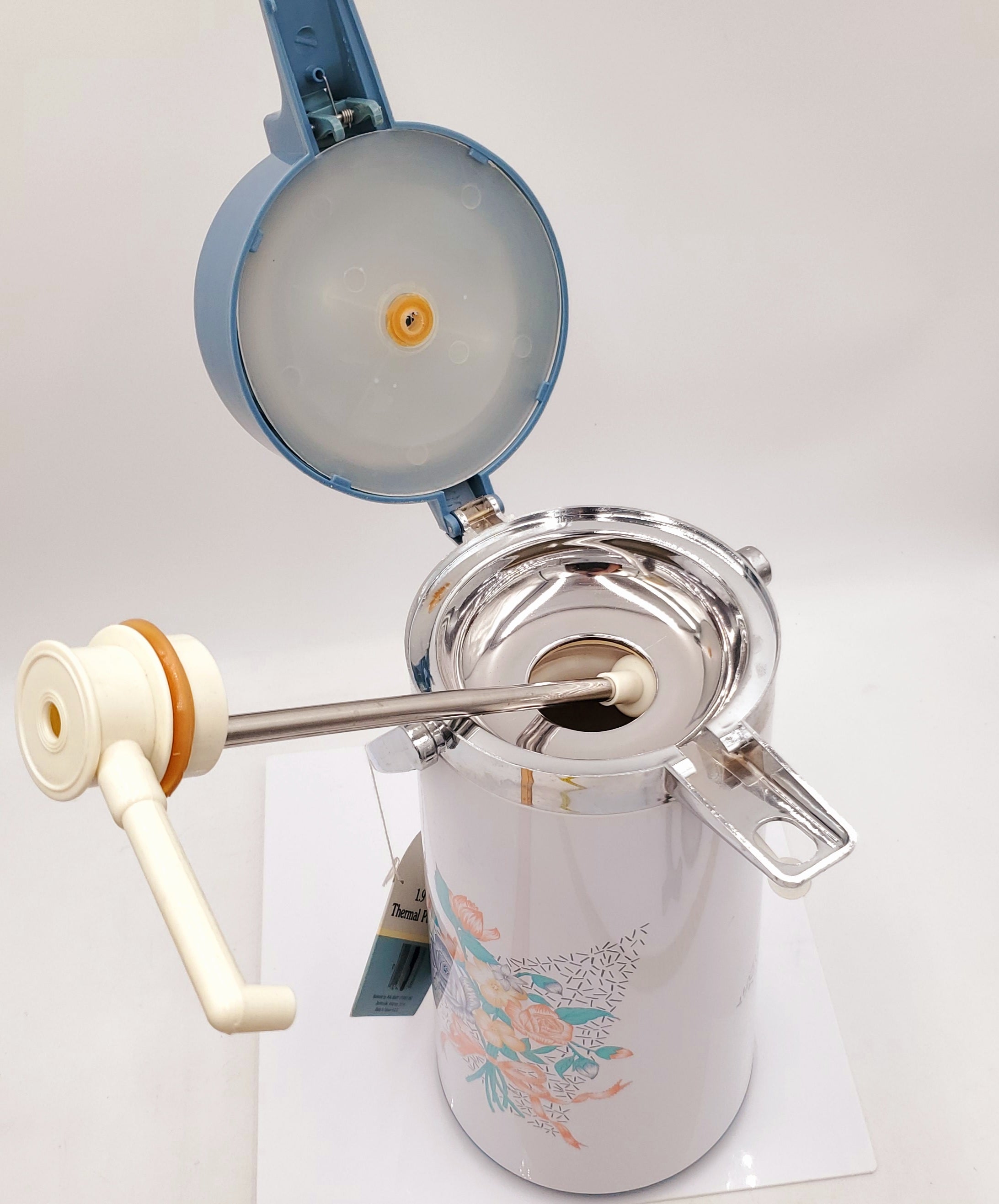 1.9 Liter Thermal Floral Pump Pot