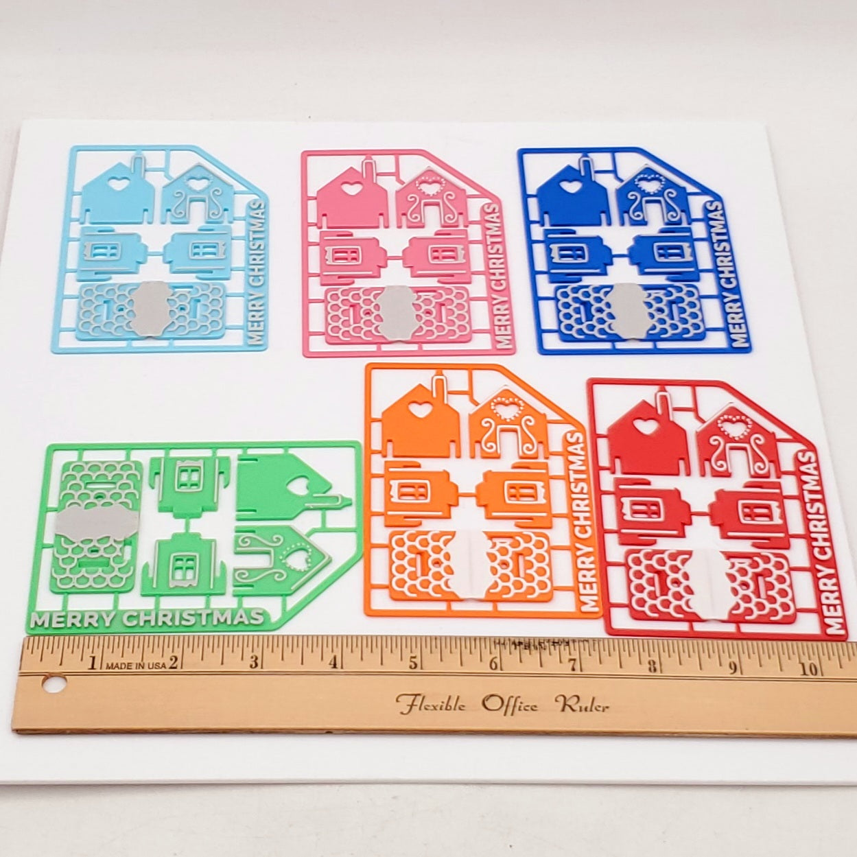 Gingerbread House Builder Kit Cards-3D Printed