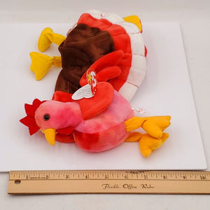 1996 Beanie Babies 2 Pack-Gobbles the Turkey and Strut the Rooster