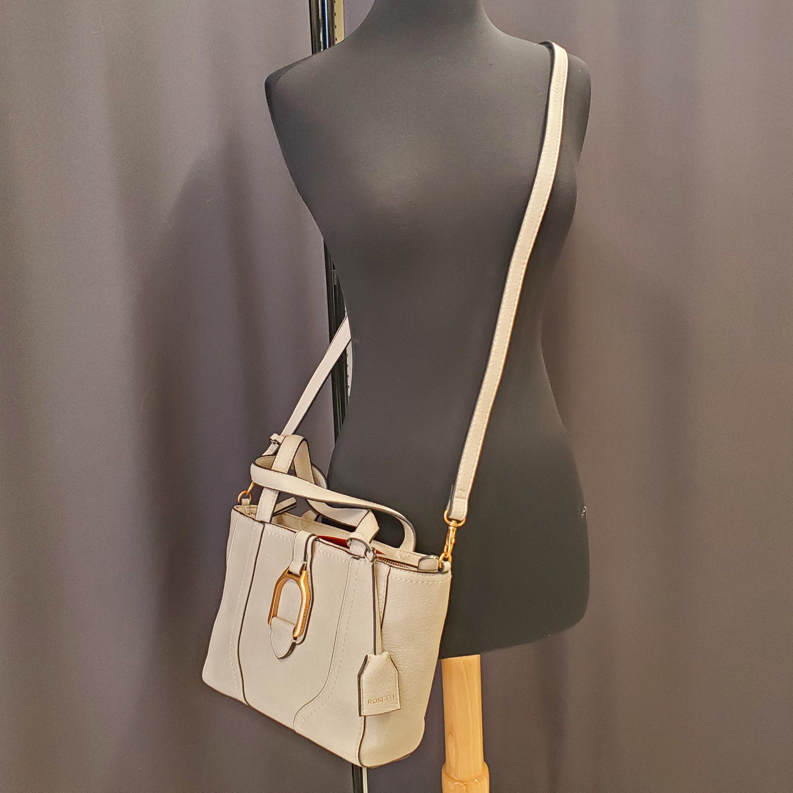 Masha Mini Satchel Sand Grey Purse