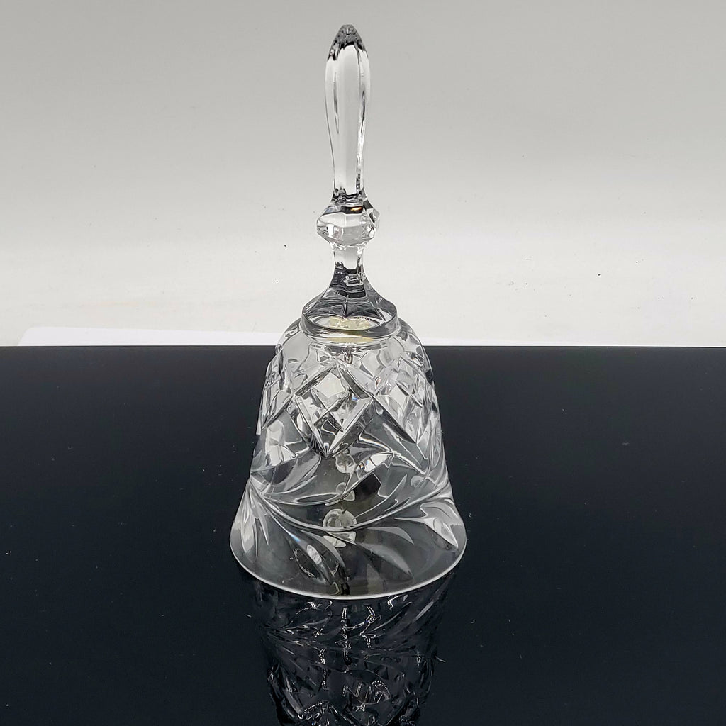 Beautiful Clear Cut Crystal Bell