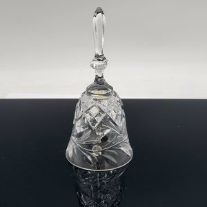 Beautiful Clear Cut Crystal Bell