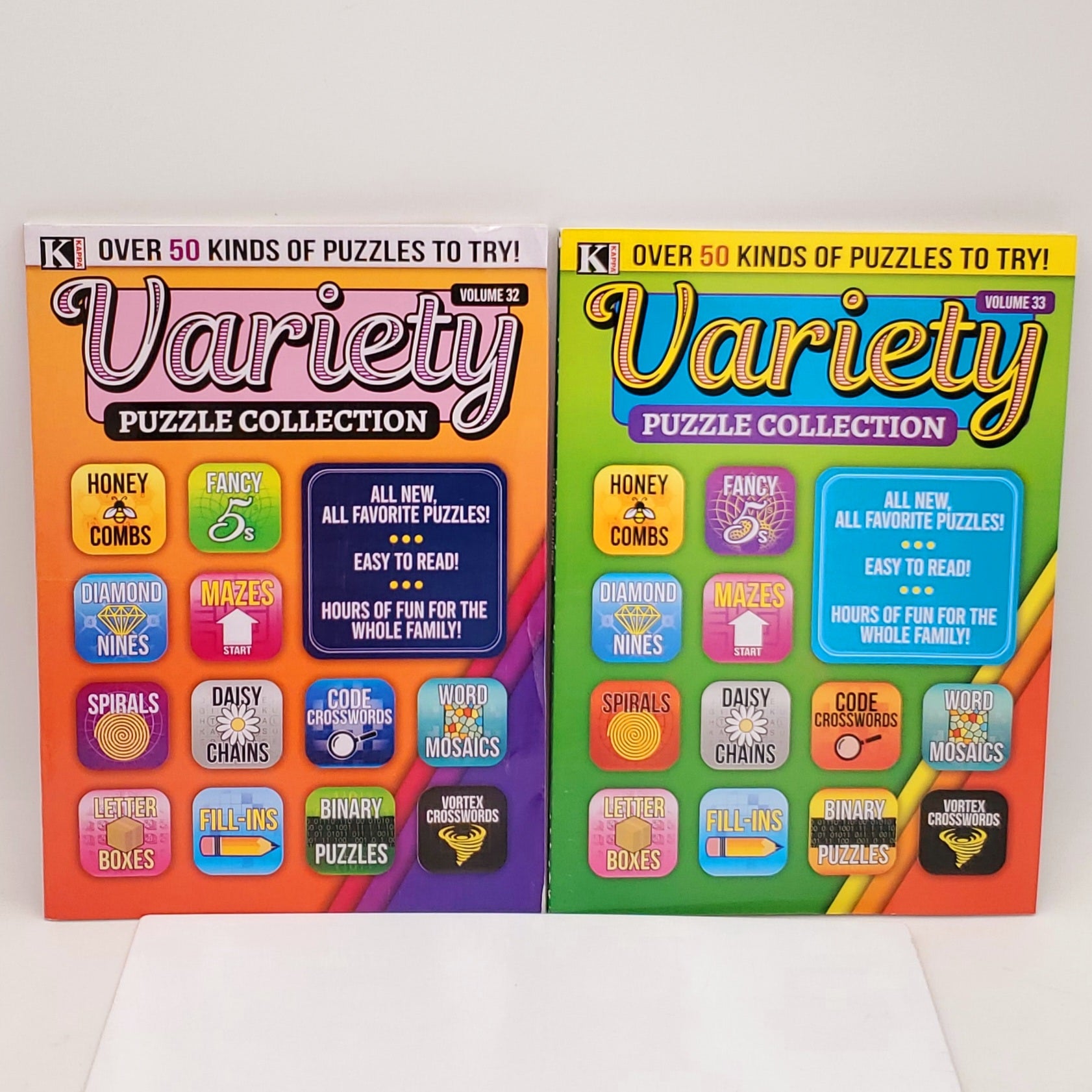 Puzzle Collection Books Vol 32 & Vol 33