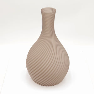 Spiral Vase-3D Printed-Choose your favorite color!