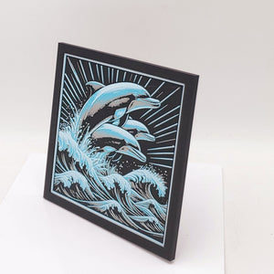 Dolphin Wall/Shelf Decor 3D Printed