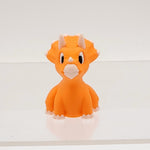 Orange  Triceratops 3D Printed Pocket Pet