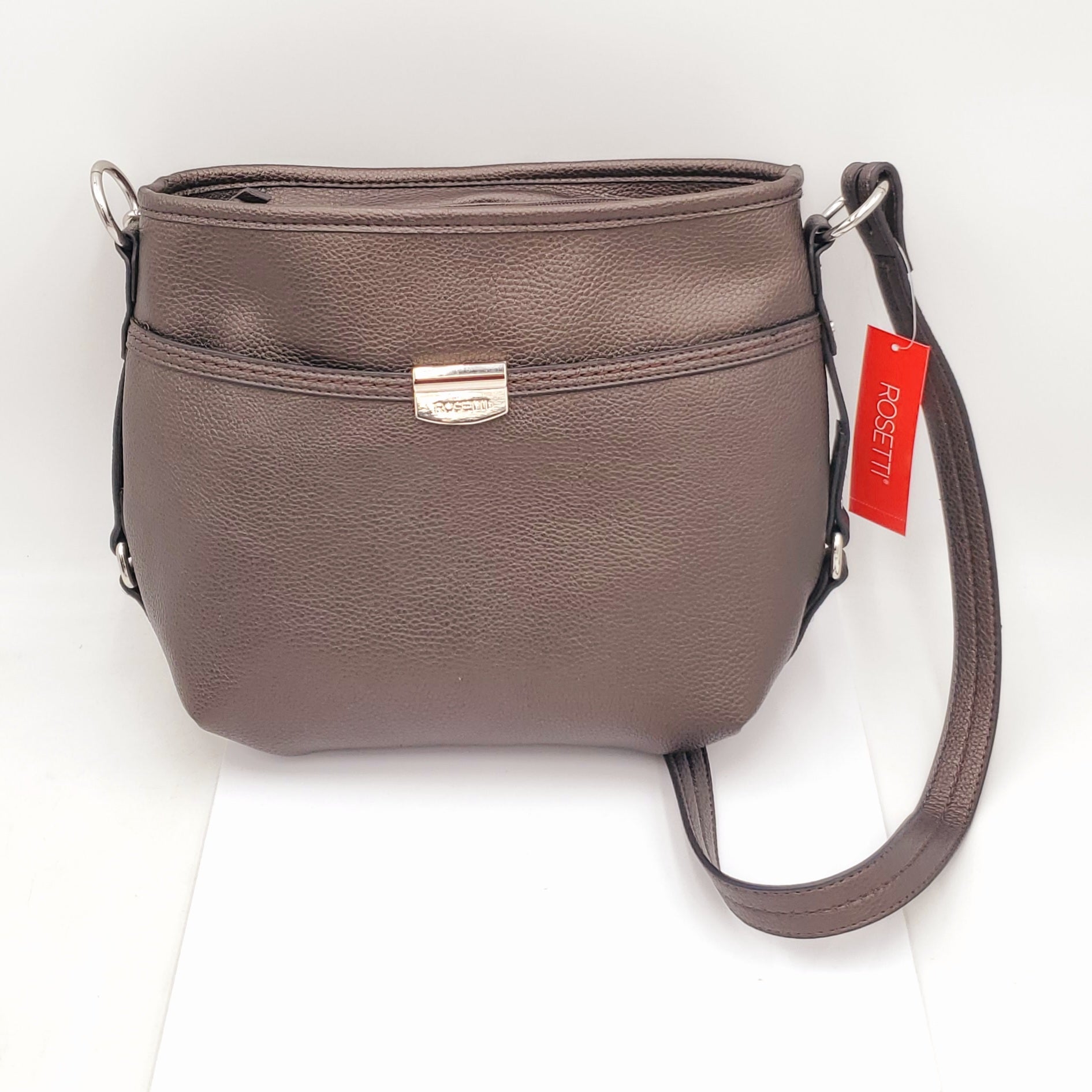 Rosetti Pewter Crossbody Purse/Bag