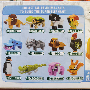 12 in 1 Animal Kingdom Block Sets- Collect All 12!