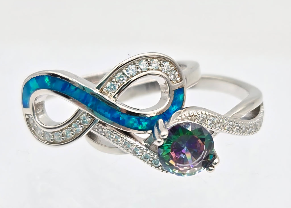 Sterling Silver Size 8 Rings Set of 2 (45 Tickets Available)