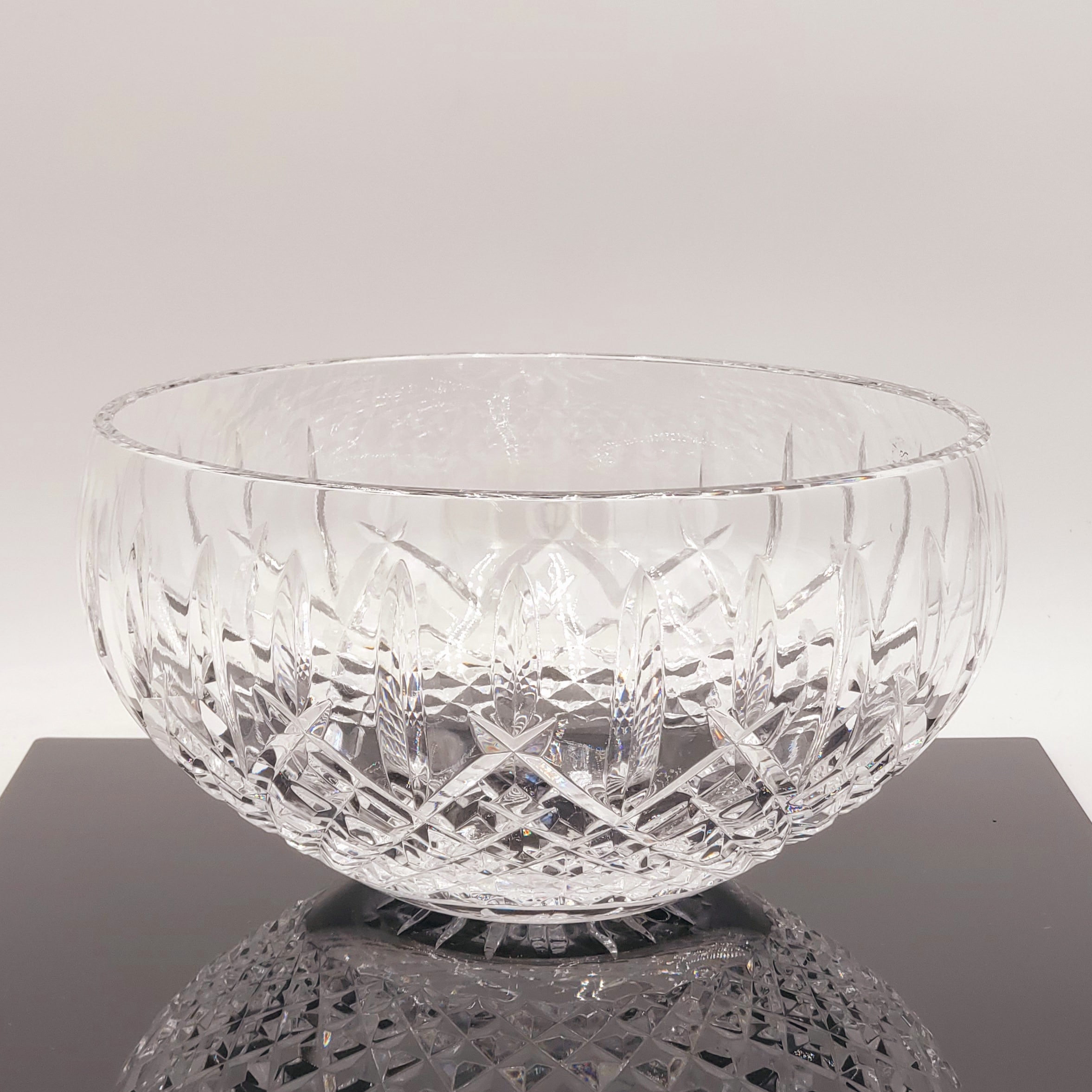 Crystal Lismore Cut Glass Bowl