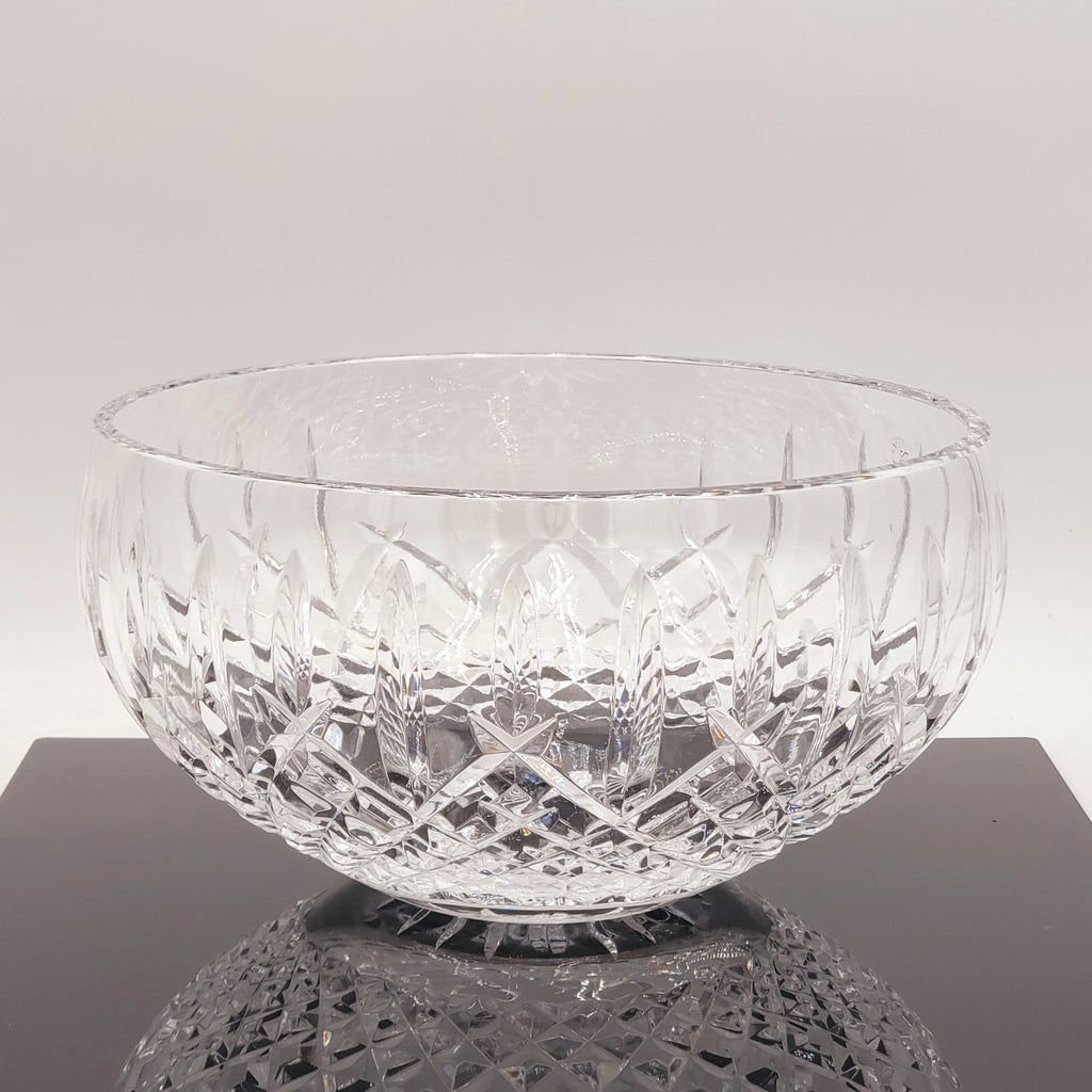 Crystal Lismore Cut Glass Bowl