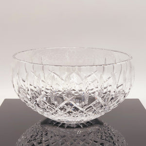 Crystal Lismore Cut Glass Bowl