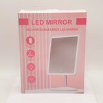 Rechargeable Large LED Mirror