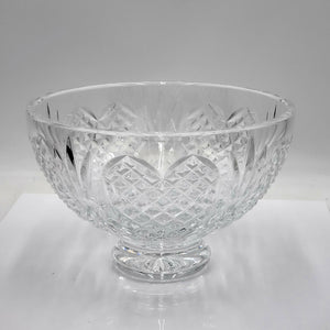 Waterford Crystal Wedding Heirloom 8" Footed Bowl
