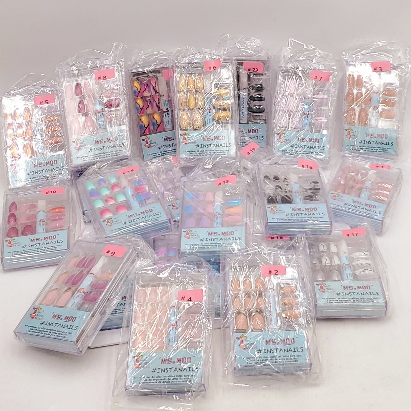 Pretty Women Nails w/Glue Assorted