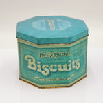 Vintage Betty Butter Better Biscuits Octagon Tin Made in England