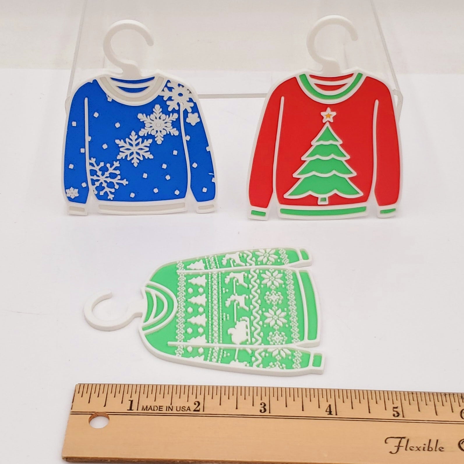 Christmas Sweater Ornaments-3D Printed
