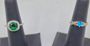 Sterling Silver Size 6 Rings Set of 2 (45 Tickets Available)