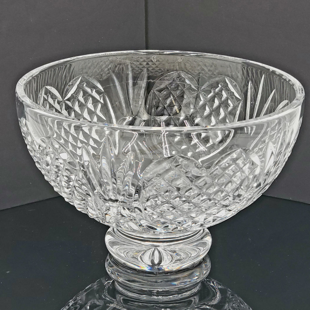 Waterford Crystal Wedding Heirloom 8" Footed Bowl