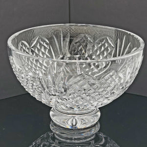 Waterford Crystal Wedding Heirloom 8" Footed Bowl