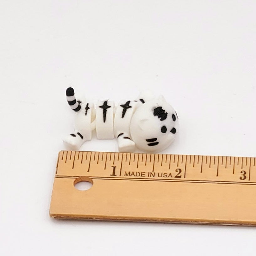 Cat White/Black 3D Printed