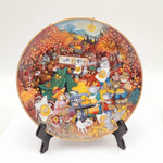 Franklin Mint Collector Plate-"Flapjack Feast" by Artist Bill Bell