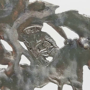 Metzke Pewter Glass Potpourri Flowers Dish