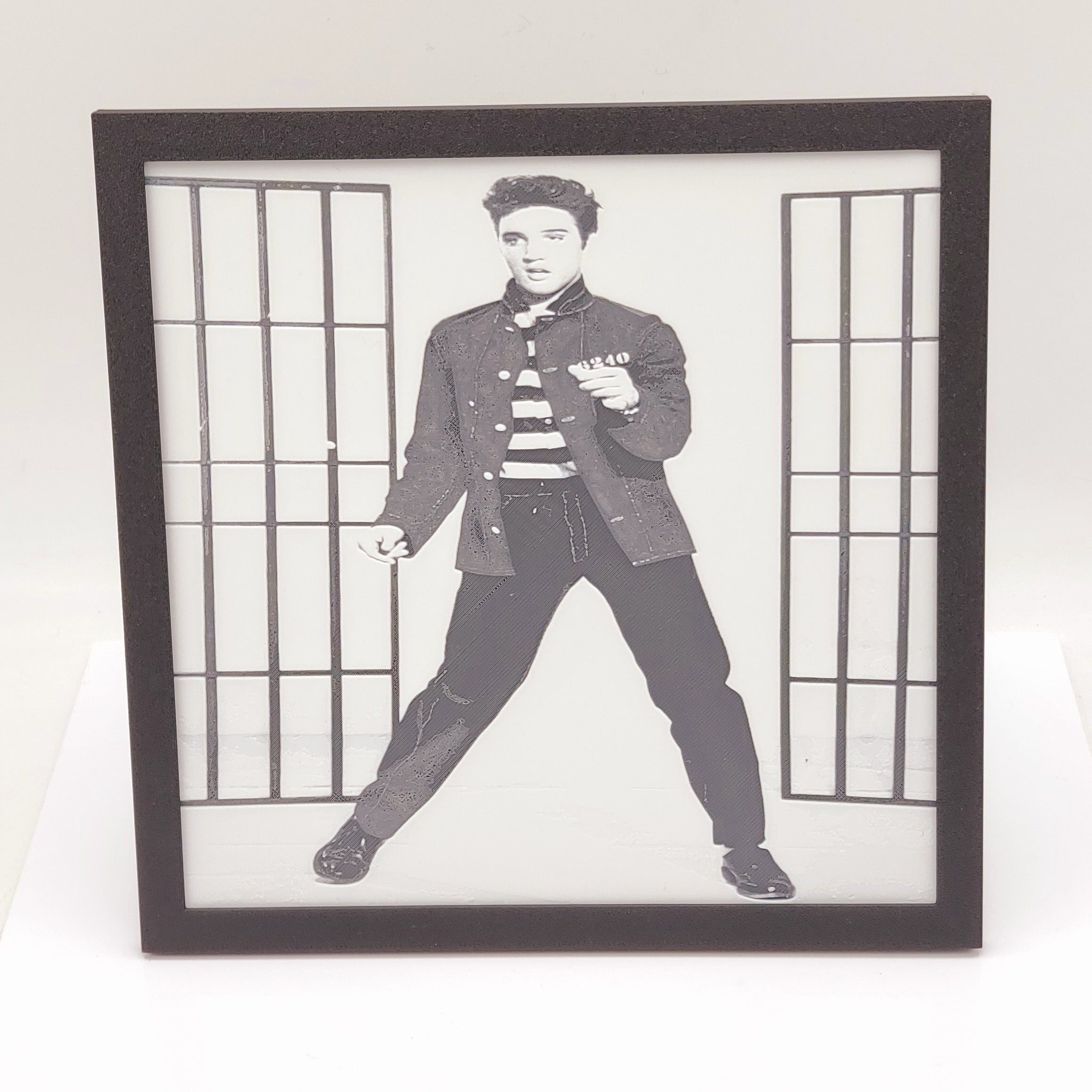 Jail House Rock Wall/Shelf Decor 3D Printed