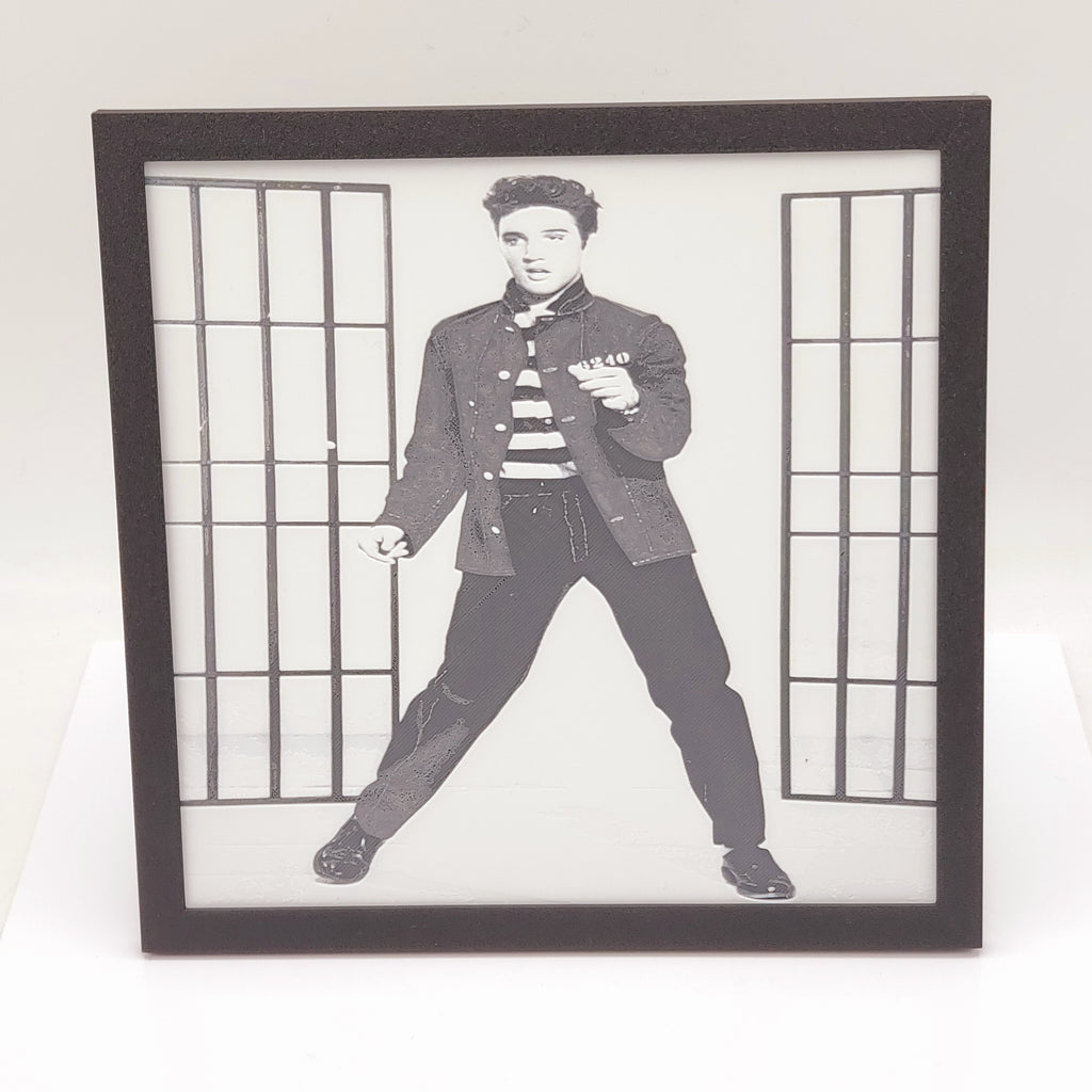 Jail House Rock Wall/Shelf Decor 3D Printed