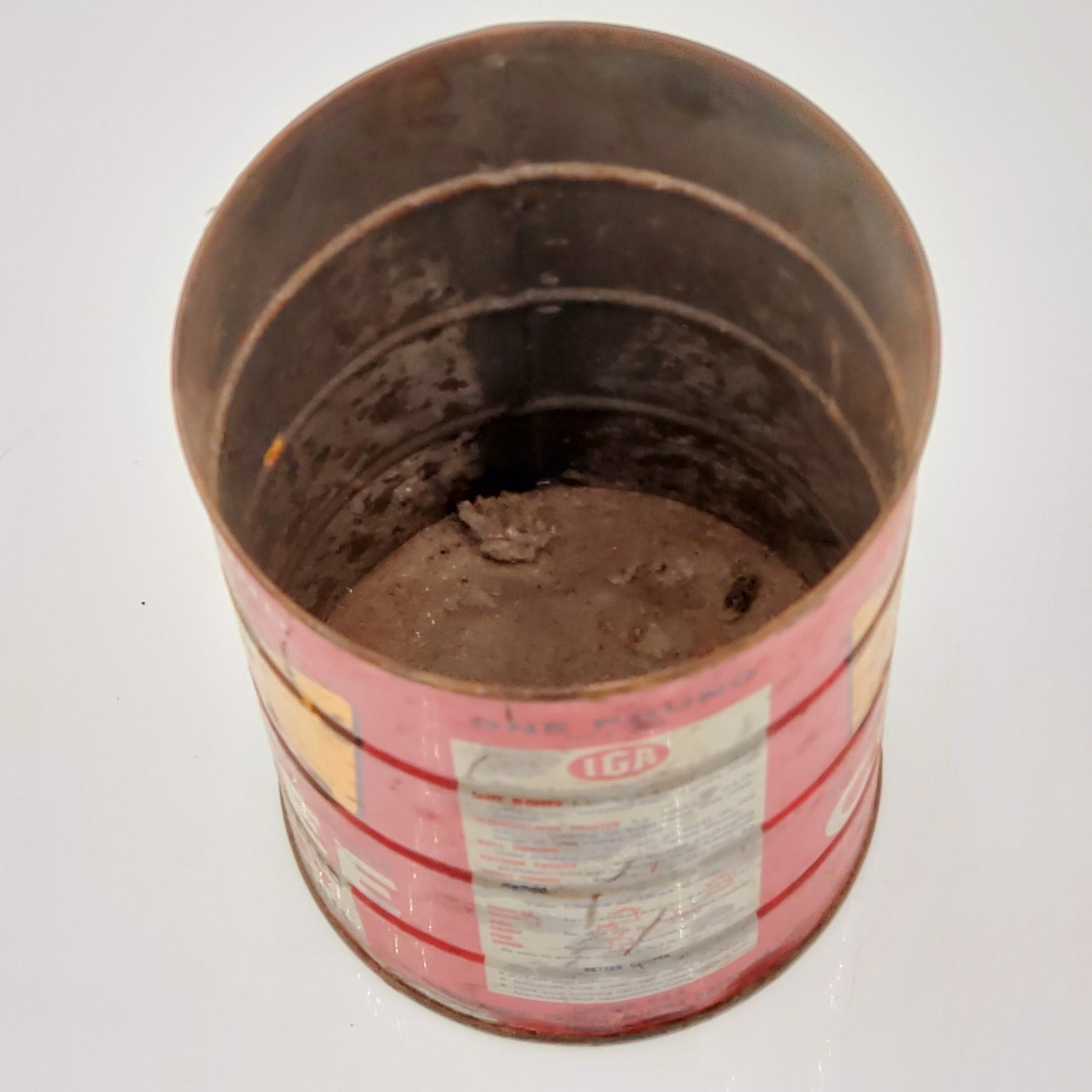 Vintage IGA Deluxe Coffee Can