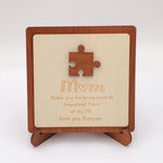 Plaque for Moms For Mothers Day/ Puzzle Wooden Sign/ Mama Gifts for Birthday, Christmas