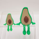 Avocado Shelf Sitter 3D Printed