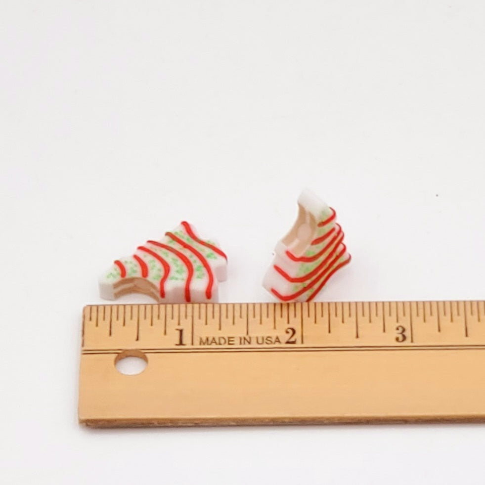 Tree Shaped Striped Cake Hoodie/Shoe Charms- -3D Printed