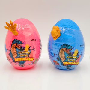 Galerie Jumbo Dino Egg- Fruity Gummy Candy Filled Egg (Best By: 3/13/25)