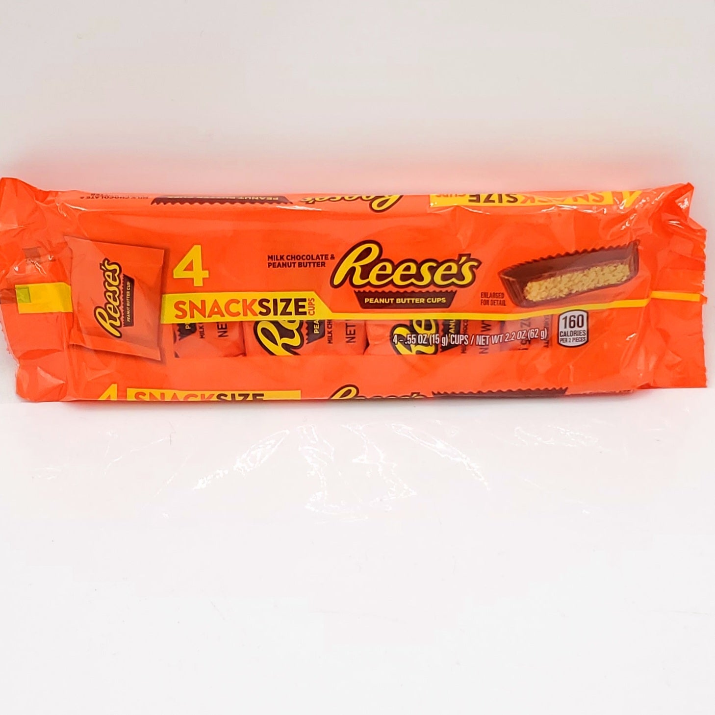Reese’s Peanut Butter Cup Snack Size Candy Bars – 2.2oz/4ct  (Best By: 10/2025)