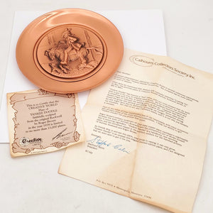 Norman Rockwell "Yankee Doodle" Solid Copper Plate-1978
