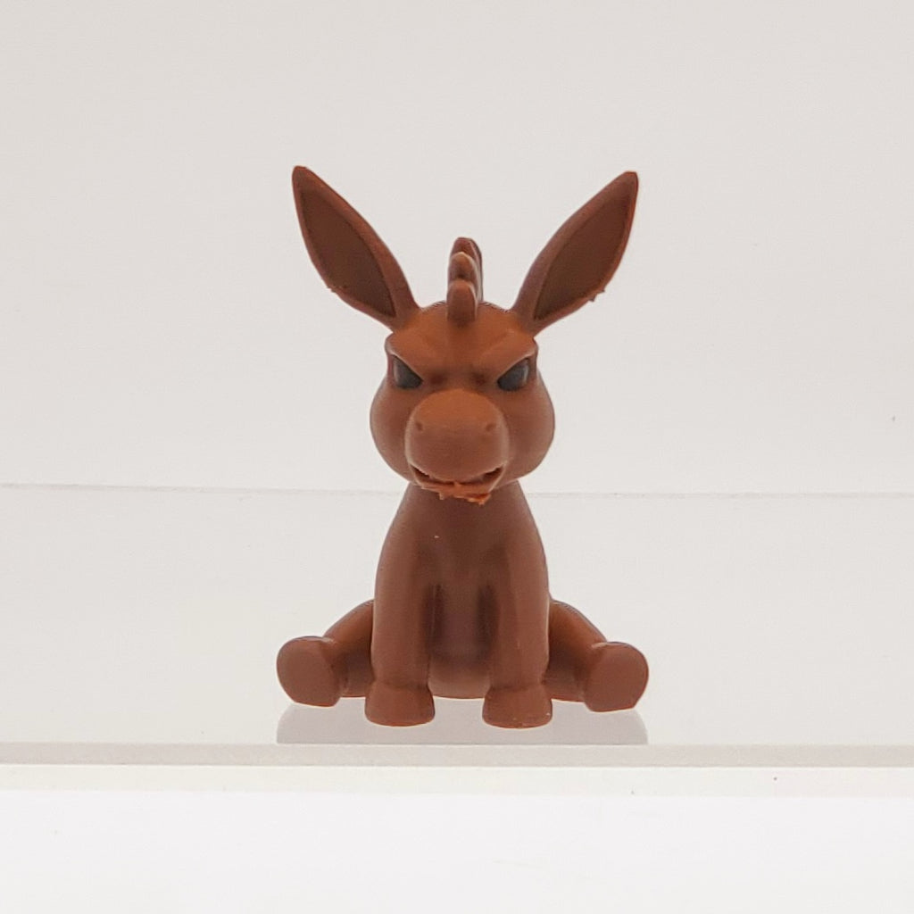 Brown Donkey Angry Little Animals -3D Printed
